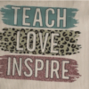 Teach Love Inspire Graphic Cami - Cream - Image 2