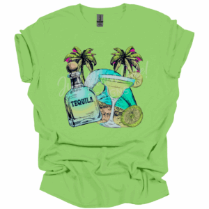 Tequila Margarita Short-Sleeve Unisex Adult Tee - Lime