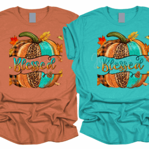 Blessed Pumpkin Short Sleeve Adult Tee