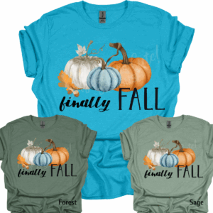 Finally Fall Pumpkin Short Sleeve Adult Tee