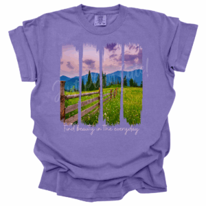 Find Beauty in the Everyday Inspirational Short Sleeve Adult Tee