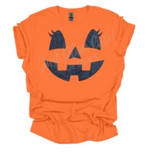 Jack-o-Lantern-Orange-Short-Sleeve Adult Tee