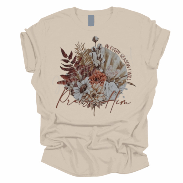 In Every Season Religious Short Sleeve Adult Tee