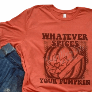 Whatever Spices Your Pumpkin Short Sleeve Adult Tee