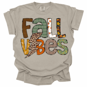 Fall Vibes Short Sleeve Adult Tee - Comfort Colors