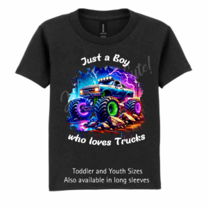 Monster Truck Short Sleeve Youth/Toddler Tee