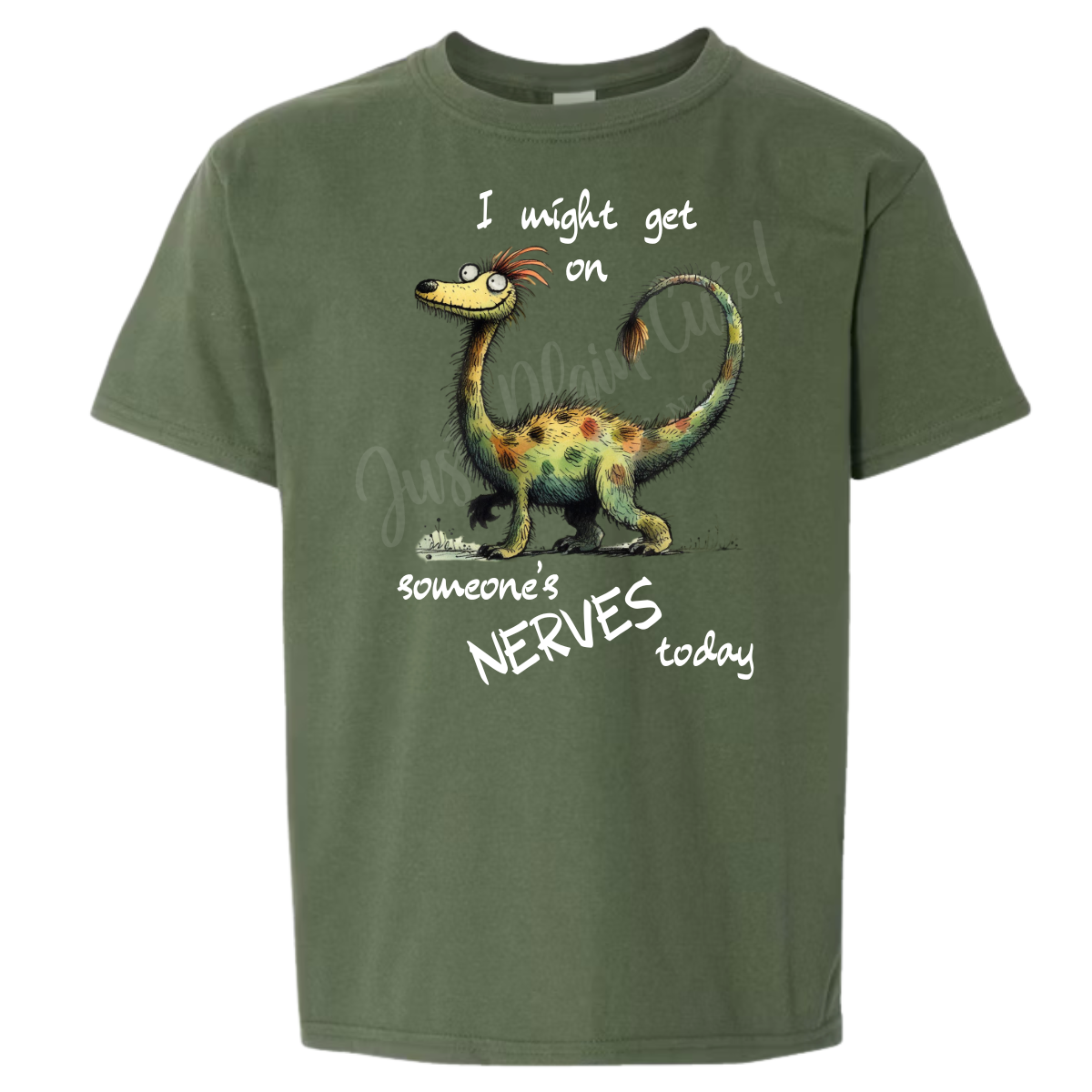Dinosaur Nerves Short Sleeve Youth/Toddler Tee