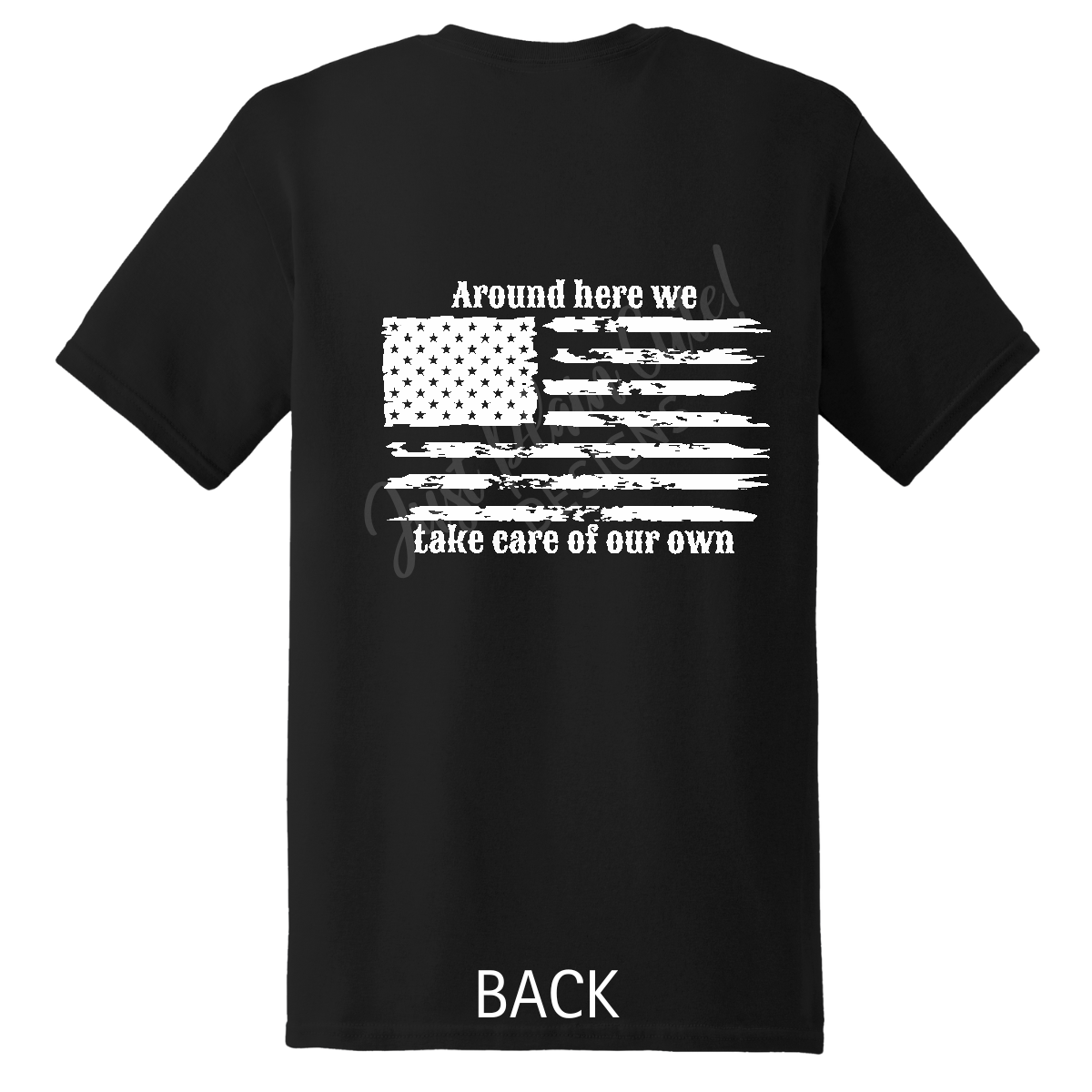 Try That in a Small Town Front/Back Short Sleeve Adult Tee - Image 2
