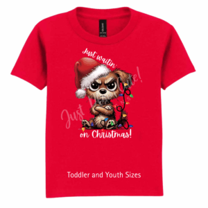 Waitin' on Christmas Short Sleeve Youth/Toddler Tee