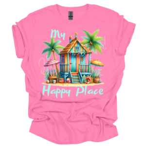 My Happy Place Summer Unisex Adult Tee