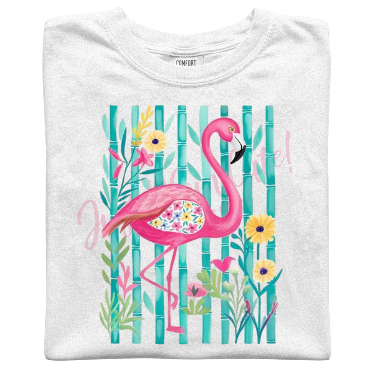Summer Ocean Stripes Short Sleeve Adult Tee - Comfort Colors - Image 3